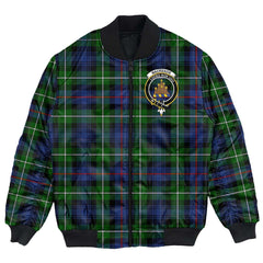 Clan MacKenzie Modern Tartan Crest Bomber Jacket GD20 MacKenzie Modern Tartan Tartan Bomber Jacket