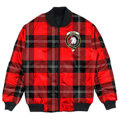 Clan Ramsay Modern Tartan Crest Bomber Jacket CF93 Ramsay Modern Tartan Tartan Bomber Jacket