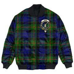 Clan Gunn Modern Tartan Crest Bomber Jacket AT27 Gunn Modern Tartan Tartan Bomber Jacket