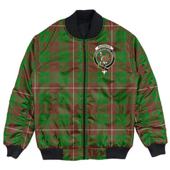 Clan MacKinnon Hunting Modern Tartan Crest Bomber Jacket RL50 MacKinnon Hunting Modern Tartan Tartan Bomber Jacket