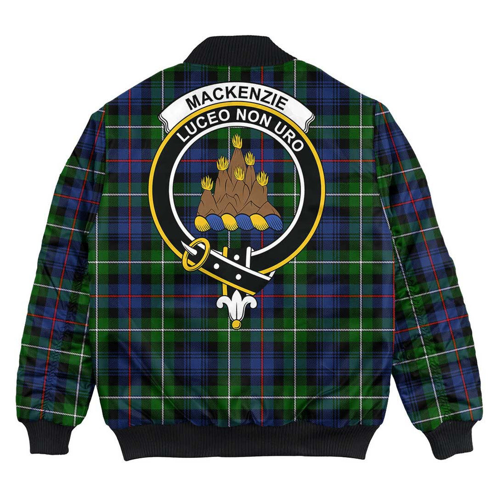 Clan MacKenzie Modern Tartan Crest Bomber Jacket GD20 MacKenzie Modern Tartan Tartan Bomber Jacket