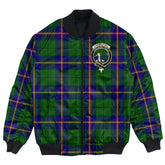 Clan Carmichael Modern Tartan Crest Bomber Jacket XU89 Carmichael Modern Tartan Tartan Bomber Jacket