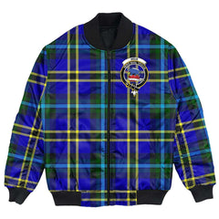 Clan Weir Modern Tartan Crest Bomber Jacket MX21 Weir Modern Tartan Tartan Bomber Jacket
