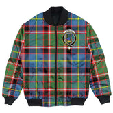 Clan Stirling & Bannockburn District Tartan Crest Bomber Jacket AL19 Stirling & Bannockburn District Tartan Tartan Bomber Jacket