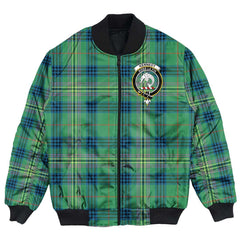 Clan Kennedy Ancient Tartan Crest Bomber Jacket UY66 Kennedy Ancient Tartan Tartan Bomber Jacket