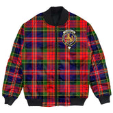 Clan MacPherson Modern Tartan Crest Bomber Jacket CM96 MacPherson Modern Tartan Tartan Bomber Jacket