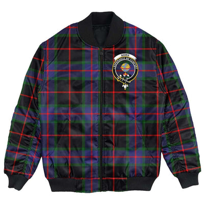 Clan Nairn Tartan Crest Bomber Jacket