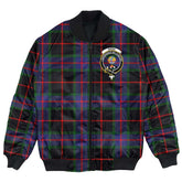 Clan Nairn Tartan Crest Bomber Jacket DP50 Nairn Tartan Tartan Bomber Jacket