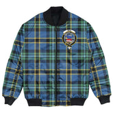 Clan Weir Ancient Tartan Crest Bomber Jacket ON40 Weir Ancient Tartan Tartan Bomber Jacket