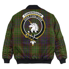 Clan Cunningham Hunting Modern Tartan Crest Bomber Jacket LN55 Cunningham Hunting Modern Tartan Tartan Bomber Jacket