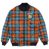 Clan MacLachlan Ancient Tartan Crest Bomber Jacket EG49 MacLachlan Ancient Tartan Tartan Bomber Jacket