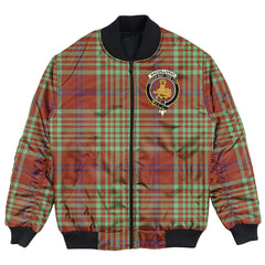 Clan MacGillivray Hunting Ancient Tartan Crest Bomber Jacket FE83 MacGillivray Hunting Ancient Tartan Tartan Bomber Jacket