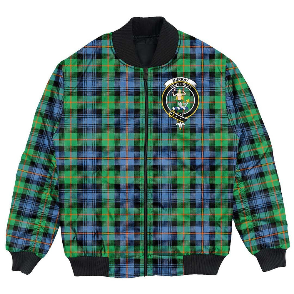 Clan Murray of Atholl Ancient Tartan Crest Bomber Jacket BU35 Murray of Atholl Ancient Tartan Tartan Bomber Jacket