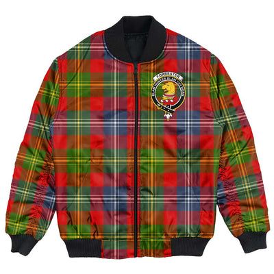 Clan Forrester Tartan Crest Bomber Jacket