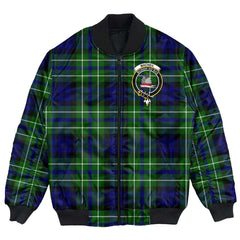Clan MacNeil of Colonsay Modern Tartan Crest Bomber Jacket EL60 MacNeil of Colonsay Modern Tartan Tartan Bomber Jacket