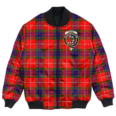 Clan Fraser Modern Tartan Crest Bomber Jacket WU93 Fraser Modern Tartan Tartan Bomber Jacket