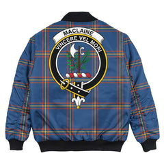 Clan MacLaine of Loch Buie Hunting Ancient Tartan Crest Bomber Jacket YW86 MacLaine of Loch Buie Hunting Ancient Tartan Tartan Bomber Jacket