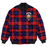 Clan MacLachlan Modern Tartan Crest Bomber Jacket NU88 MacLachlan Modern Tartan Tartan Bomber Jacket