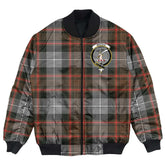 Clan MacRae Hunting Weathered Tartan Crest Bomber Jacket FM30 MacRae Hunting Weathered Tartan Tartan Bomber Jacket
