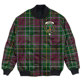 Clan Crosbie Tartan Crest Bomber Jacket VB74 Crosbie Tartan Tartan Bomber Jacket