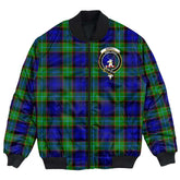 Clan Sempill Modern Tartan Crest Bomber Jacket ES34 Sempill Modern Tartan Tartan Bomber Jacket
