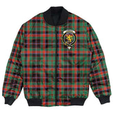 Clan Cumming Hunting Ancient Tartan Crest Bomber Jacket XJ47 Cumming Hunting Ancient Tartan Tartan Bomber Jacket