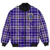 Clan Ochterlony Tartan Crest Bomber Jacket WG50 Ochterlony Tartan Tartan Bomber Jacket