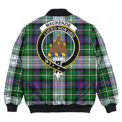 Clan MacKenzie Dress Modern Tartan Crest Bomber Jacket YP85 MacKenzie Dress Modern Tartan Tartan Bomber Jacket