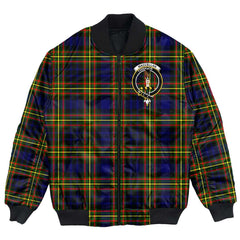 Clan MacLellan Modern Tartan Crest Bomber Jacket MB17 MacLellan Modern Tartan Tartan Bomber Jacket