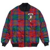 Clan Lindsay Modern Tartan Crest Bomber Jacket UL88 Lindsay Modern Tartan Tartan Bomber Jacket