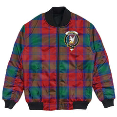 Clan Lindsay Modern Tartan Crest Bomber Jacket UL88 Lindsay Modern Tartan Tartan Bomber Jacket