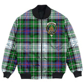 Clan MacKenzie Dress Modern Tartan Crest Bomber Jacket YP85 MacKenzie Dress Modern Tartan Tartan Bomber Jacket
