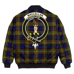 Clan MacLellan Modern Tartan Crest Bomber Jacket MB17 MacLellan Modern Tartan Tartan Bomber Jacket
