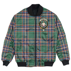 Clan MacFarlane Hunting Ancient Tartan Crest Bomber Jacket JA99 MacFarlane Hunting Ancient Tartan Tartan Bomber Jacket