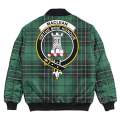 Clan MacLean Hunting Ancient Tartan Crest Bomber Jacket ZY82 MacLean Hunting Ancient Tartan Tartan Bomber Jacket