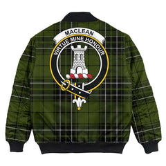 Clan MacLean Hunting Tartan Crest Bomber Jacket QW12 MacLean Hunting Tartan Tartan Bomber Jacket