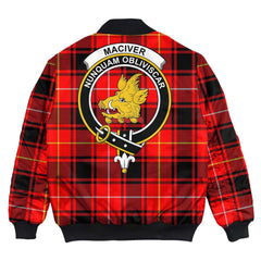 Clan MacIver Modern Tartan Crest Bomber Jacket JD81 MacIver Modern Tartan Tartan Bomber Jacket