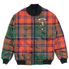 Clan Stewart of Appin Ancient Tartan Crest Bomber Jacket EW45 Stewart of Appin Ancient Tartan Tartan Bomber Jacket