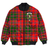 Clan Stewart of Appin Modern Tartan Crest Bomber Jacket JV88 Stewart of Appin Modern Tartan Tartan Bomber Jacket
