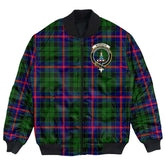 Clan Morrison Modern Tartan Crest Bomber Jacket MF18 Morrison Modern Tartan Tartan Bomber Jacket