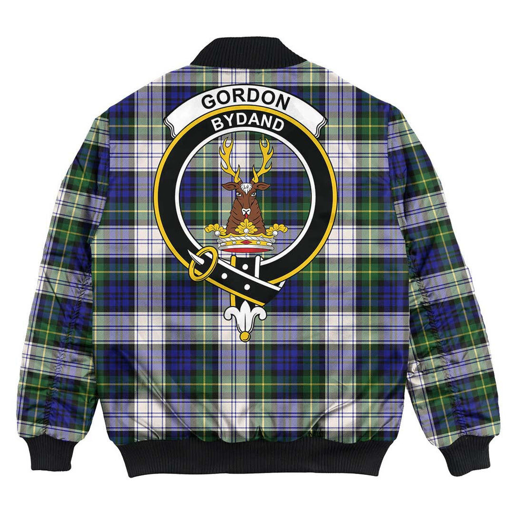 Clan Gordon Dress Modern Tartan Crest Bomber Jacket AO31 Gordon Dress Modern Tartan Tartan Bomber Jacket