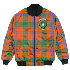 Clan Ross Ancient Tartan Crest Bomber Jacket CQ25 Ross Ancient Tartan Tartan Bomber Jacket