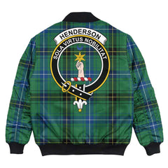 Clan Henderson Ancient Tartan Crest Bomber Jacket FK31 Henderson Ancient Tartan Tartan Bomber Jacket