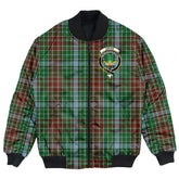 Clan Gayre Tartan Crest Bomber Jacket DE57 Gayre Tartan Tartan Bomber Jacket