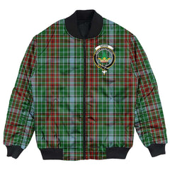 Clan Gayre Tartan Crest Bomber Jacket DE57 Gayre Tartan Tartan Bomber Jacket
