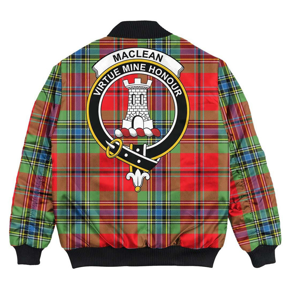 Clan MacLean of Duart Modern Tartan Crest Bomber Jacket TB53 MacLean of Duart Modern Tartan Tartan Bomber Jacket