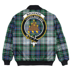 Clan MacKenzie Dress Ancient Tartan Crest Bomber Jacket JA32 MacKenzie Dress Ancient Tartan Tartan Bomber Jacket