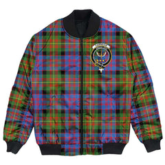 Clan Carnegie Ancient Tartan Crest Bomber Jacket LK99 Carnegie Ancient Tartan Tartan Bomber Jacket