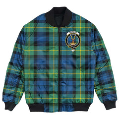 Clan Gordon Ancient Tartan Crest Bomber Jacket YQ64 Gordon Ancient Tartan Tartan Bomber Jacket