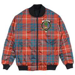 Clan Hamilton Ancient Tartan Crest Bomber Jacket IT53 Hamilton Ancient Tartan Tartan Bomber Jacket